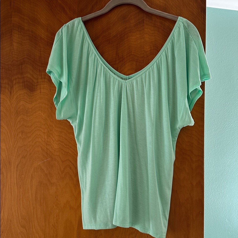 American Eagle Outfitters Light Green Top